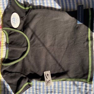 Brandy Melville black and green top